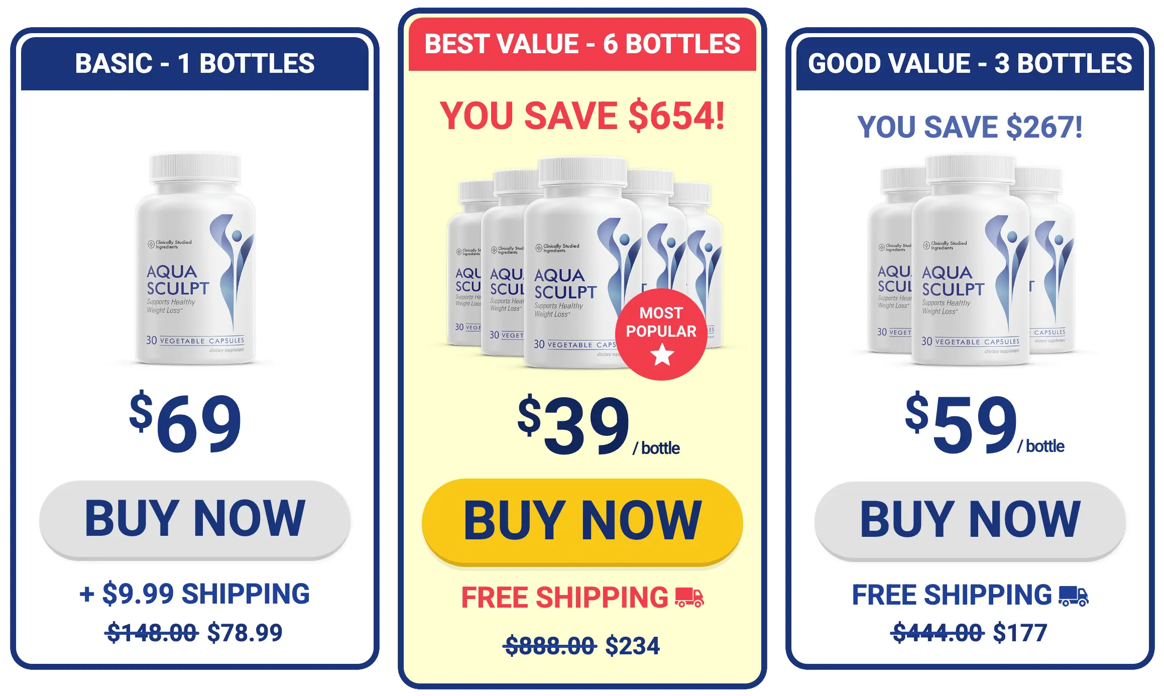 GetAquaSculpt.com price